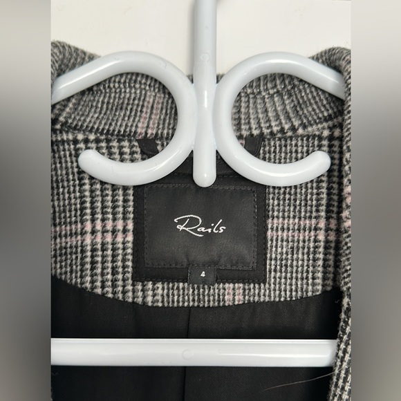 Rails Glencheck Coat - Picture 6 of 7